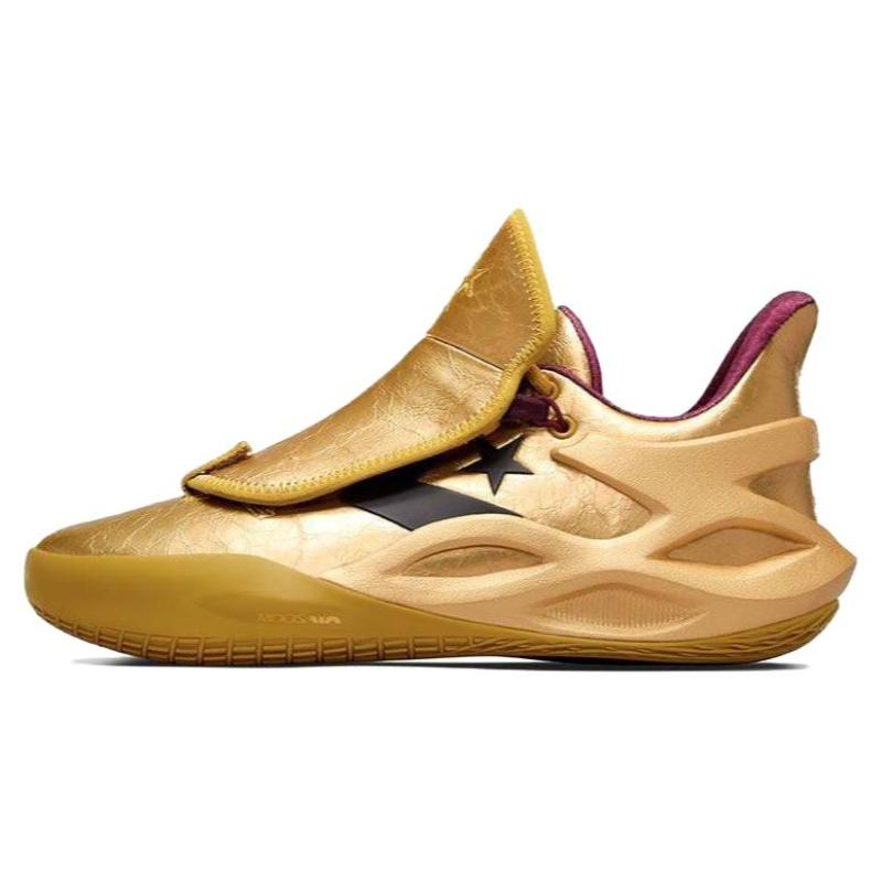 

Willy Wonka x Converse ALL STAR BB TRILLIANT CX Комфортные Трендовые Амортизирующие Нескользящие Низкие Баскетбольные Кроссовки Унисекс Золотые 41 золотой