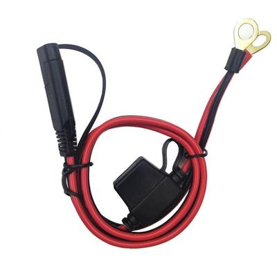 SAE-Kabel mit Sicherungsterminal O-Stecker Schnellverschluss Batterieladegerät Verlängerungsadapterkabel 16AWG Klemme