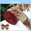 Festive Christmas Themed Decorative Ribbon With Unique Prints For Holiday Decorations