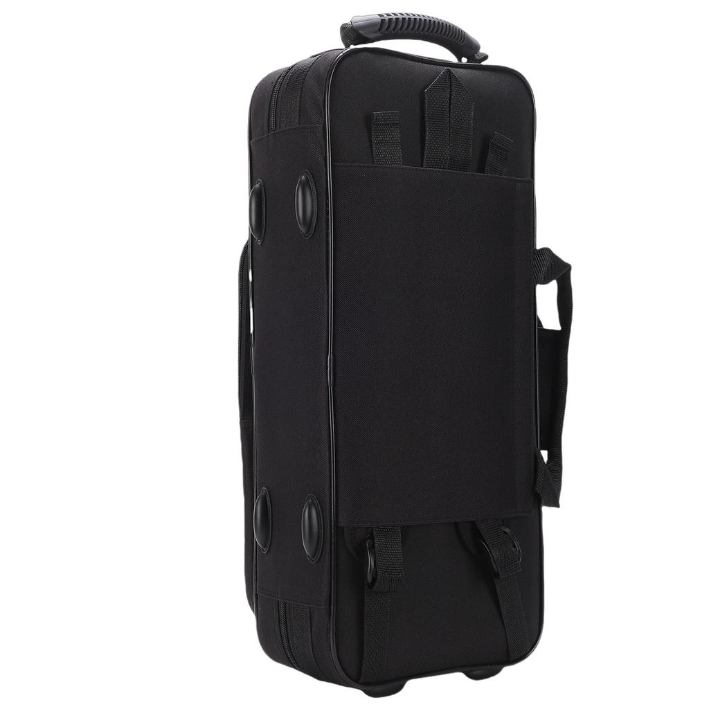 Trumpet Carrying Case with Side Handle Portable Storage Bag for Brass Wind Instrument Adjustable Shoulder Strap Water