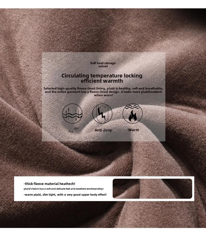 Чоловічий зимовий бавовняний жилет великого розміру - Потовщений оксамитовий жилет для чоловіків середнього та похилого віку