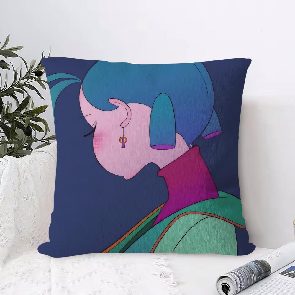Constellation Series Cushion Cover Anti-dustmite Pillowcase Invisible Zipper Silky Short Plush Sofa Cushion Cover