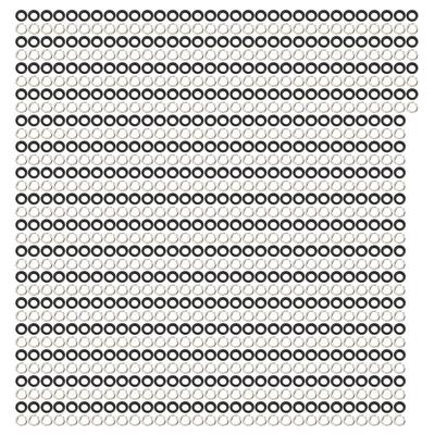 500 Ensembles Œillets 8mm Fer Cuivre Œillets Ronds Kit Rondelles Anneaux Œillets pour Pantalons Sacs