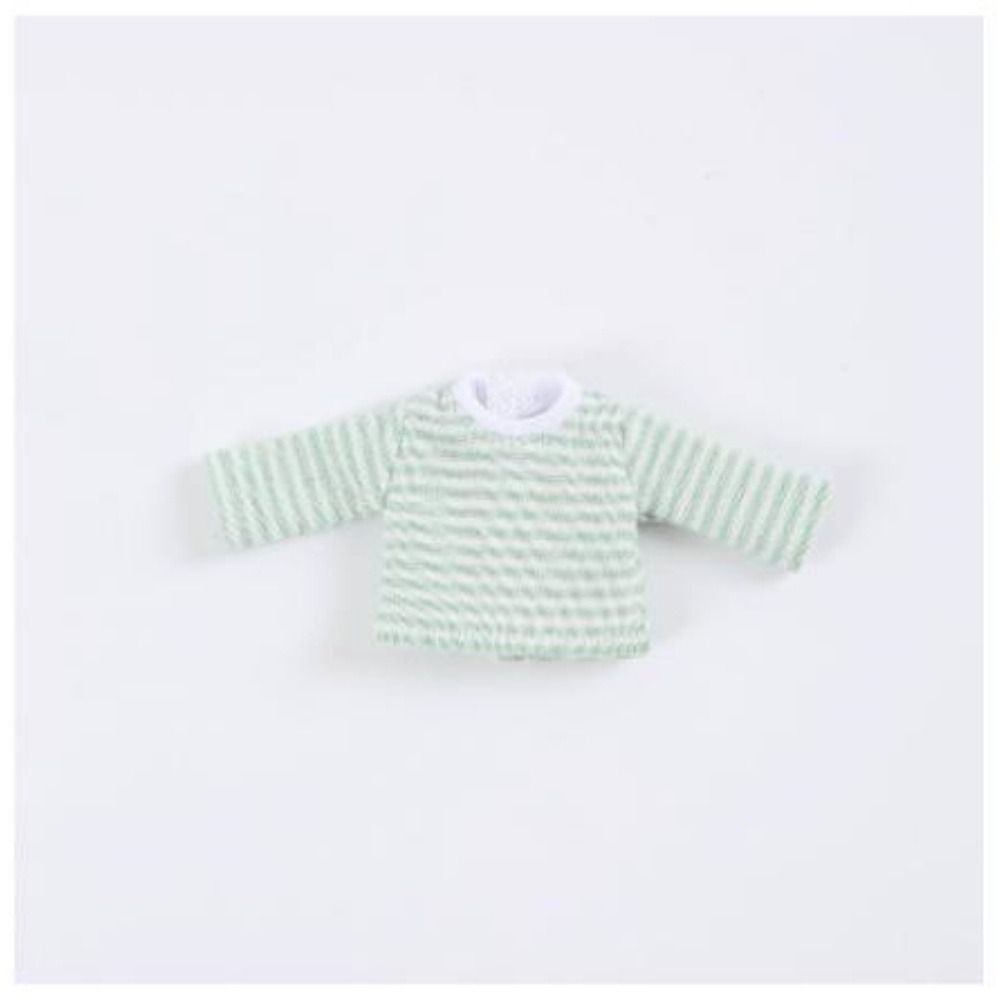 DIY Handmake Doll Stripe Tops for 1/12 BJD Dolls/for 1/11 OB11 Dolls Doll Clothes Accessories