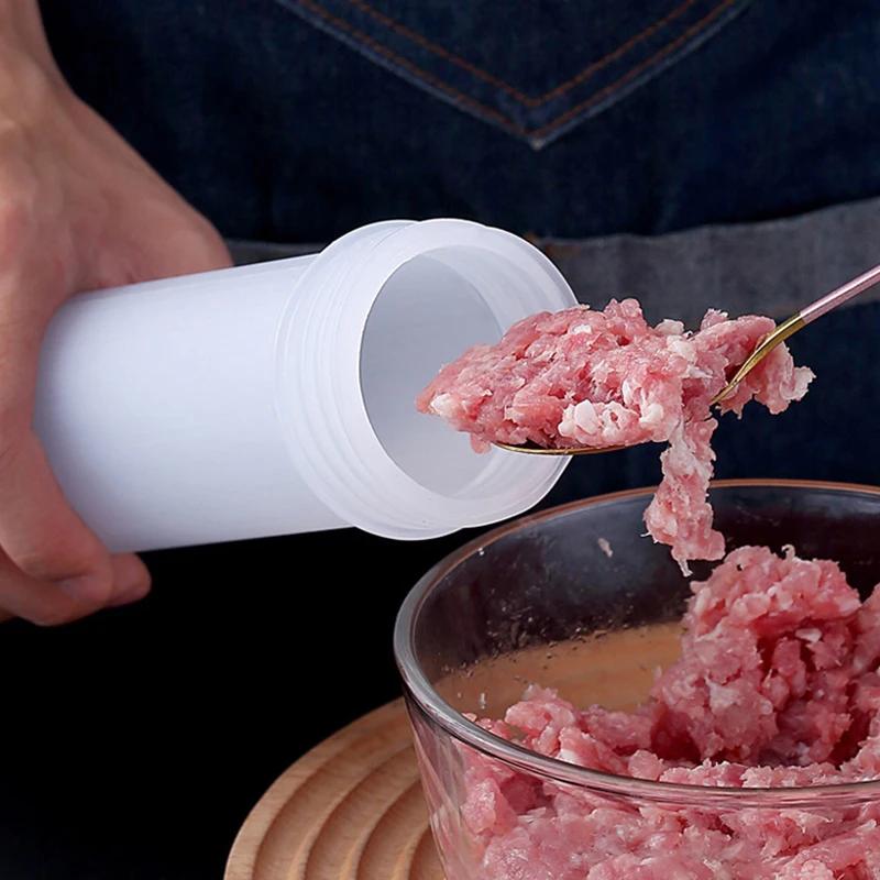 Manual Sausage Stuffer - Hand Crank Salami Maker with Metal Gears, Home Kitchen Filling Tool & Accessories (Vertical)