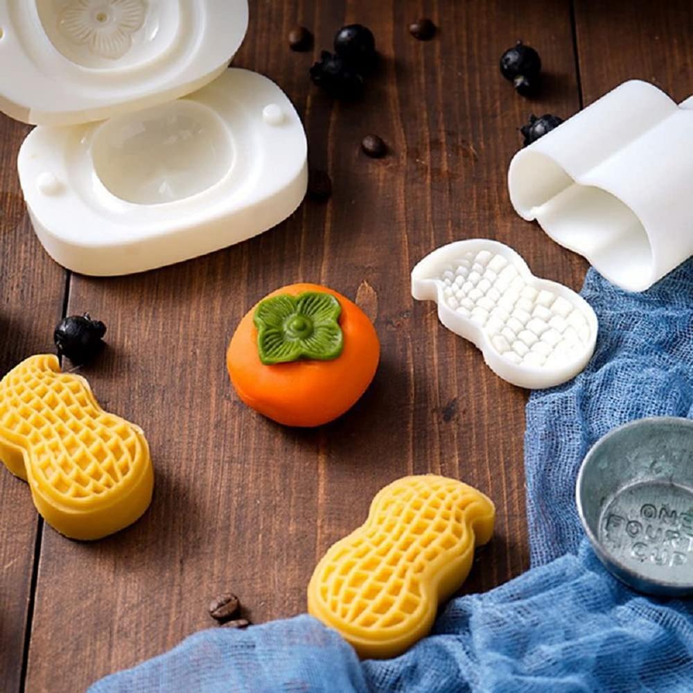 Peanut Shaped Baking 3D Kitchen Ma'amoul Form Moon Cake Mould Mooncake Mold Cookie Stamp Cutter