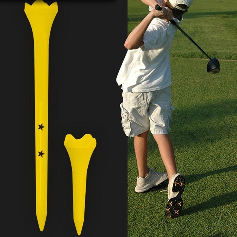 50Pcs Long and Short Plastic Golfs Tees Unbreakable 4 Prongs Head Tees Golfs Balls Stand Outdoor Sport Golfs Tees