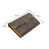Handmade Embossed Pattern Soft Leather Journal Travel Notebook with lock and Key Diary Notepad Kraft Paper for Travelers Business Sketching Writing