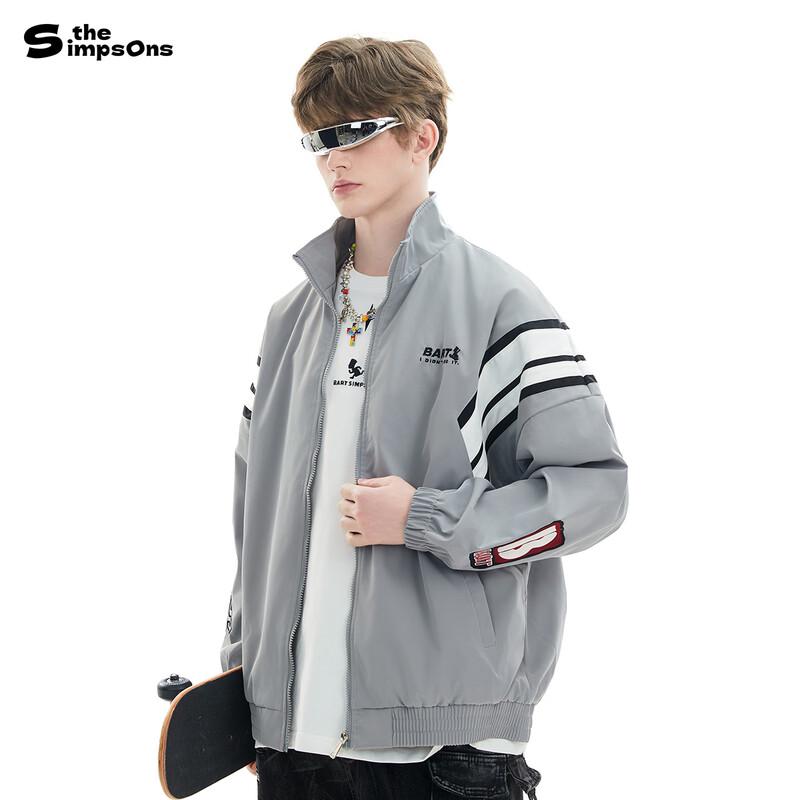 

The Simpsons Unisex Color-Block Casual Jacket 2XL