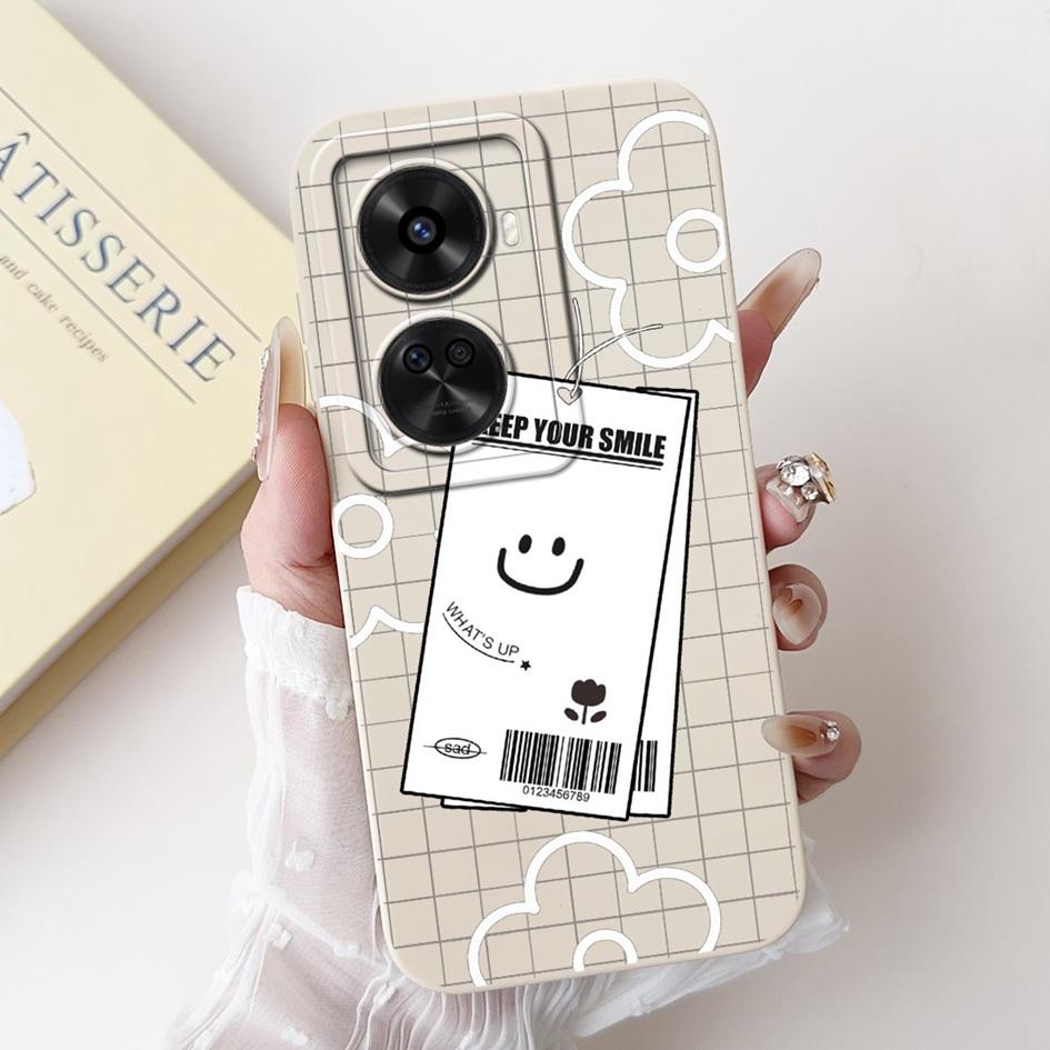 Nova 12 SE Hülle Für Huawei Nova 12 SE Cover 2024 Mode Bemalt Flüssigsilikon Anti-Fall Schutz Stoßfänger Für Nova 12SE Funda