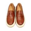 139-4 Washed Leather Loafers One-Pedal Men'S Shoes Retro Old Leather Shoes Men'S Casual Shoes Board Shoes
