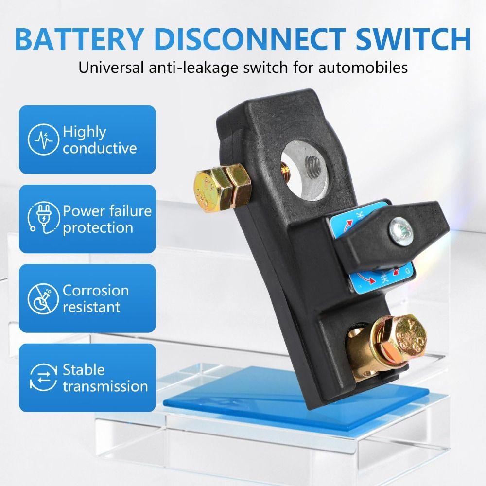 12V/24V Car Battery Disconnect Switch Power Cut Off Kill Switches  Truck Auto Vehicle Parts
