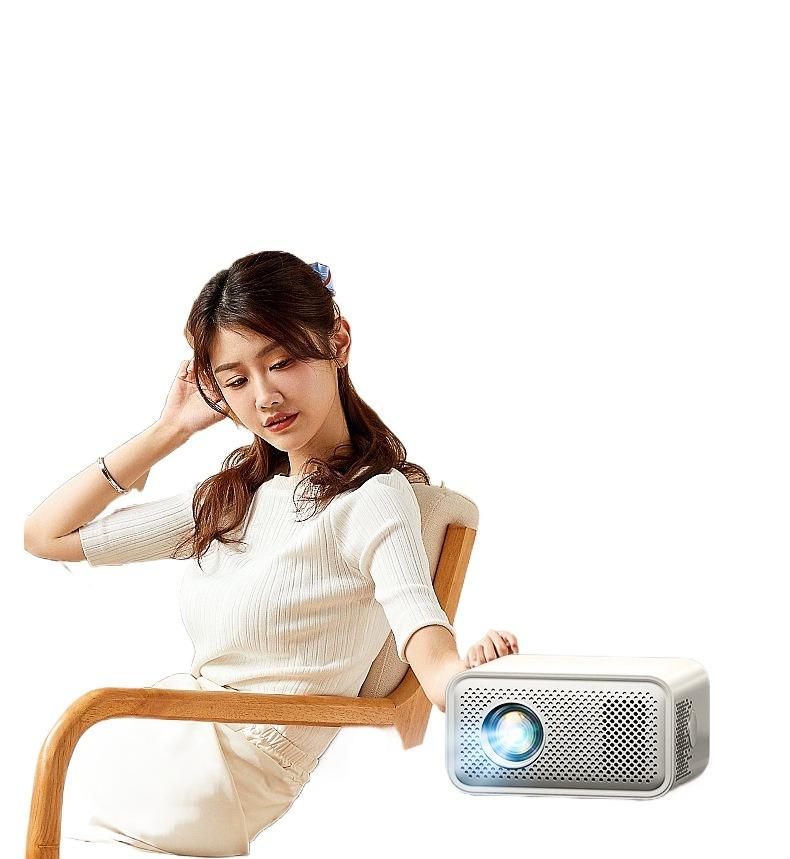 Mobile screen projection to projector, compact, ultra-high definition, strong signal, no lag, quad-core sound cavity