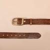 Thickened Double-sided Available Vegetable Tanned First-layer Cowhide Copper Buckle Belt Men's Genuine Leather Pin Buckle High-end Belt