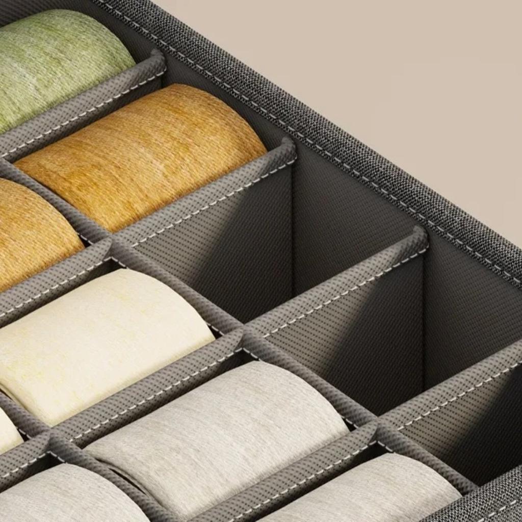 1PC Grids Cation PP Sock Bra Pants Simplicity Organizers Of Cabinets And Drawers Home Sorting Boxes Storage Organizer Box