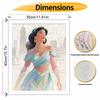 Disney Princess Jasmine Digital Oil Painting Hand Painting Kit Diy Home Decoration Modern City Aesthetic Wall Art Craft Supplies