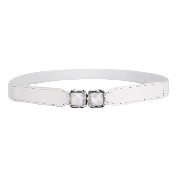 Multiuse Simple Elastic Waist Belt For Women Metal Hook Buckle Waistband For Everyday Wear Casual Outfit All Matching