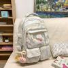 New Schoolbag for Girls with Large Capacity Cute Soft Girl Girl Backpack Lightweight Campus Versatile Backpack