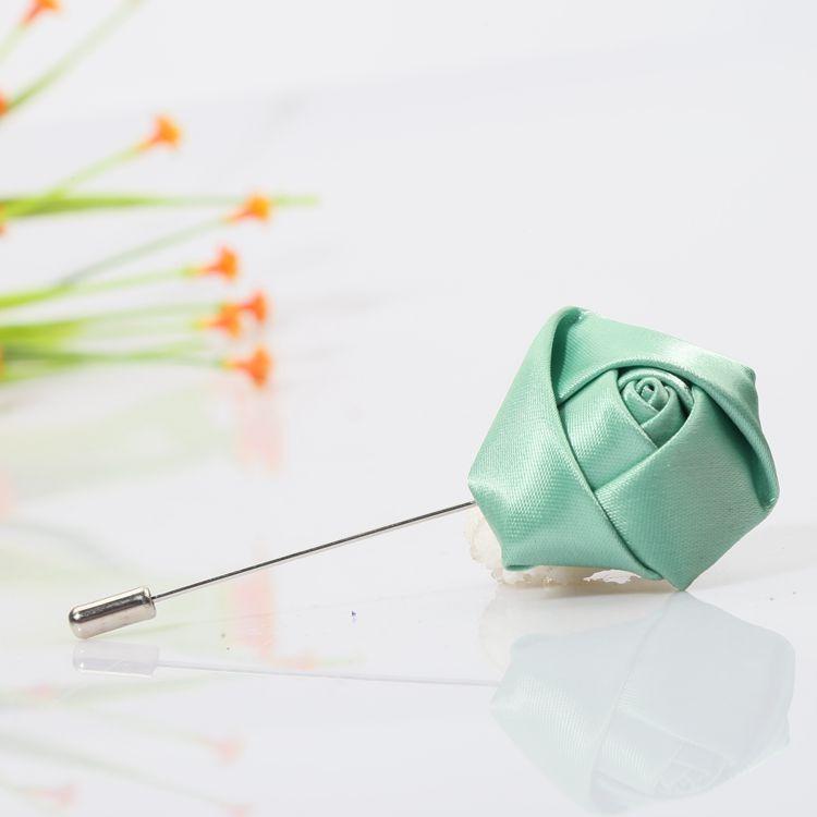 Herren Knopflochblumen für Hochzeit Bräutigam Anstecker Reversnadeln Band Rosen Blume Herrenanzug Knopfloch Anstecknadel Hochzeit Zubehör hochzeit