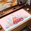 HYBXAXC Cartoon CUTE Capybara Mouse Pad Non-slip Desk Mat PC Laptop Accessories Rubber Office Keyboard Large Gamers Decoracion