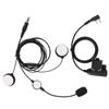 Motocyklowy zestaw słuchawkowy obustronny U94 PTT 7,1 mm stereo redukcja szumów motocyklowy zestaw słuchawkowy z klipsem dla