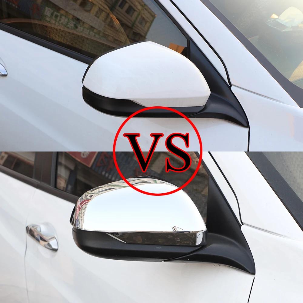 For Honda HRV HR-V 2014 - 2020 Rearview Mirror Cover 2Pcs Side Mirror Decoration Sticker Trim Protector Styling Accessories