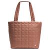 Quilted Mesh Nylon Tote Bag Women Tote Spice-Tea LW9FN7S-048097