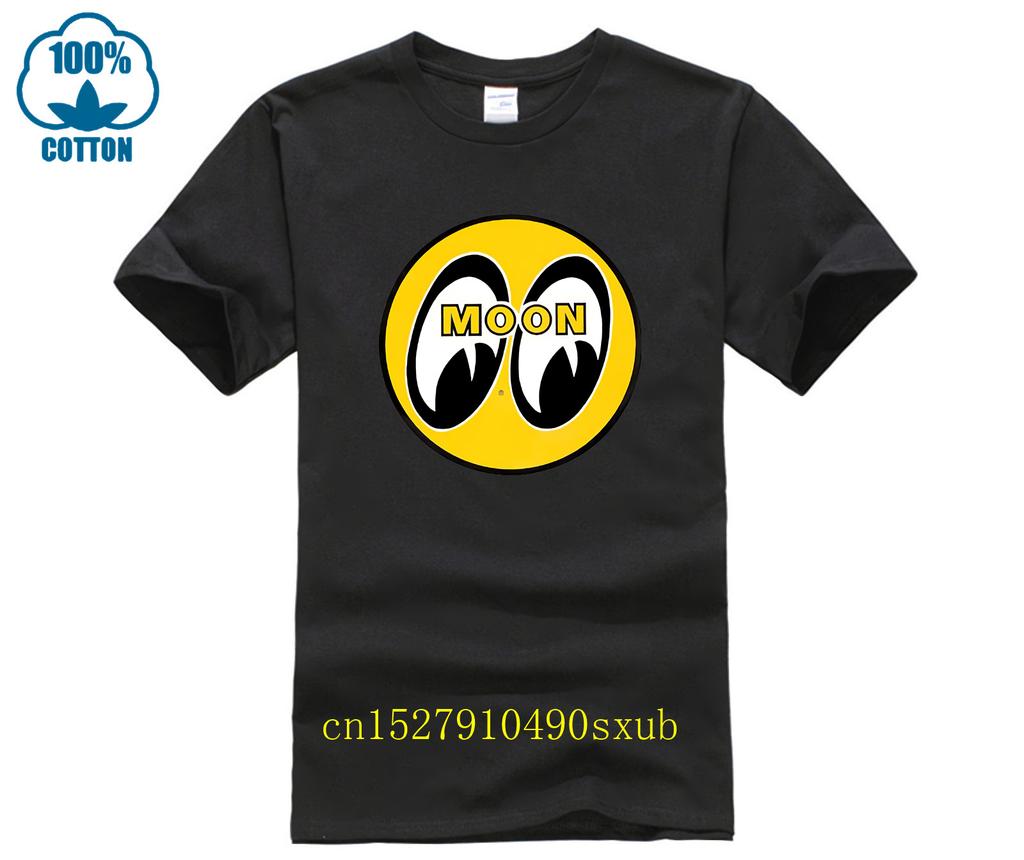 Moon Eyes Moon Equipped Classic Mens Tight Fitting Sports Tshirtgym Sportswearoversized T Shirt