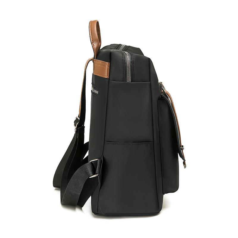 Color Block Nylon Backpack Outdoor Women's Large Capacity Backpack
