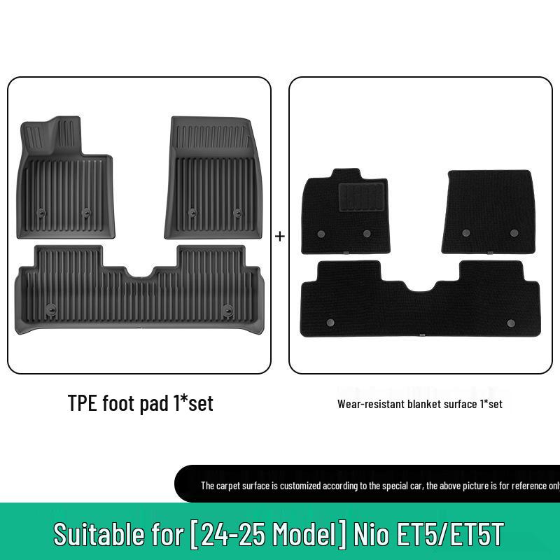 NIO ET5/ET5T Full Car TPE Floor Mats (22-25 Models)