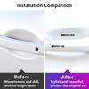 AABCX1 8pcs Auto Door Wrist Transparent Protector Side Handle Decal for Mercedes Benz W124 W203 W204 W205 W212 GLS GL CLA GLA GLE