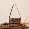 Leather Fashion Crossbody Small Square Bag, Casual Ladies' Niche Single-shoulder Bag, Versatile Envelope Bag