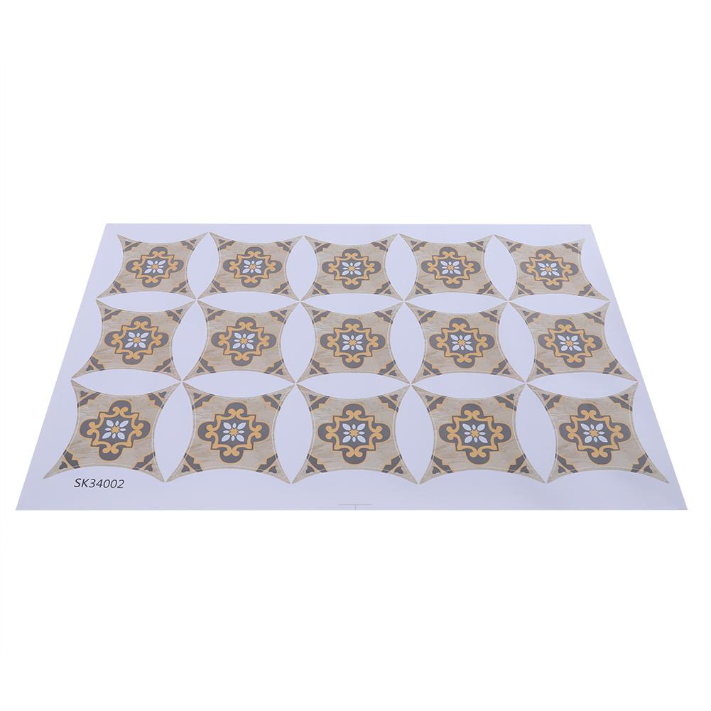 Waterproof Self Adhesive PVC Diagonal Sticker Tile Floor Wall Stickers Floor Decals(#2)