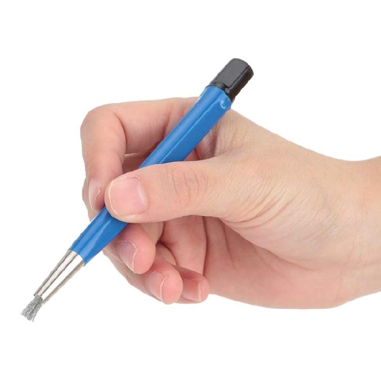 Steel Fiber Brush Pen for Jewelry Cleaning, Watch Parts Rust Removal Tools