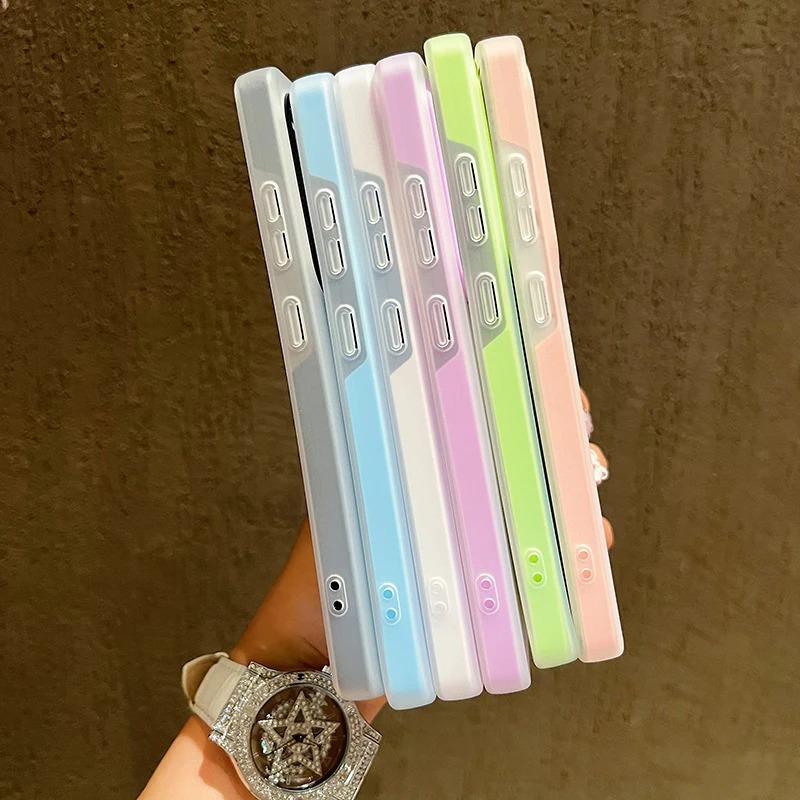 New Model Suitable for Samsung S23ultra Magnetic Phone Case S22P Translucent Matte Skin Feeling Protective Case Two In One