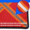 2Pcs Kayak Safety Red Flag With Webbing & Reflective Strips Canoes Warning Flag Kayak Safety Travel Flag Easy to Use