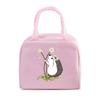 Bento Thermal Bag Dandelion Hedgehog Cartoon Print Women Insulation Portable Pouch Food Picnic Fresh Cooler Lunch Bag for Kids