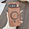 Luxury Magnetic Phone Case for Google Pixel 10 Pro XL Soft TPU Bumper PU Leather Back Cover for Pixel 9 Pro 9A 8A 7 Pro Case