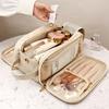 Damen Reise Kosmetiktasche Wasserdichte Make-up Aufbewahrungstaschen Organizer Große Kapazität Kosmetik Toilettenartikel Tasche Waschbare Hautpflege Tasche