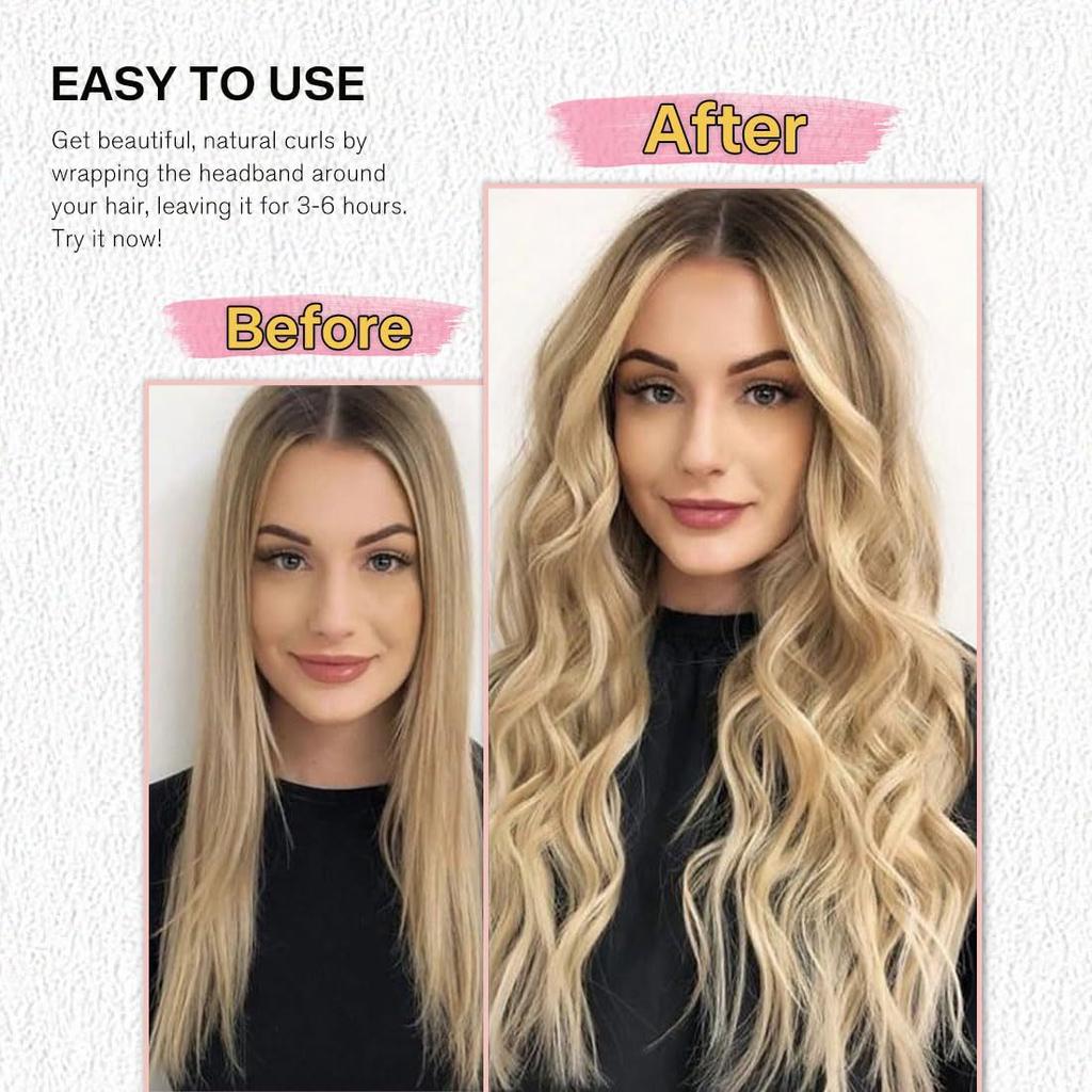 4-piece Curling Tool Set Hair Stick No Heat Hair Curler Lazy Hair Rollers Sleeping Curling Styling Tools