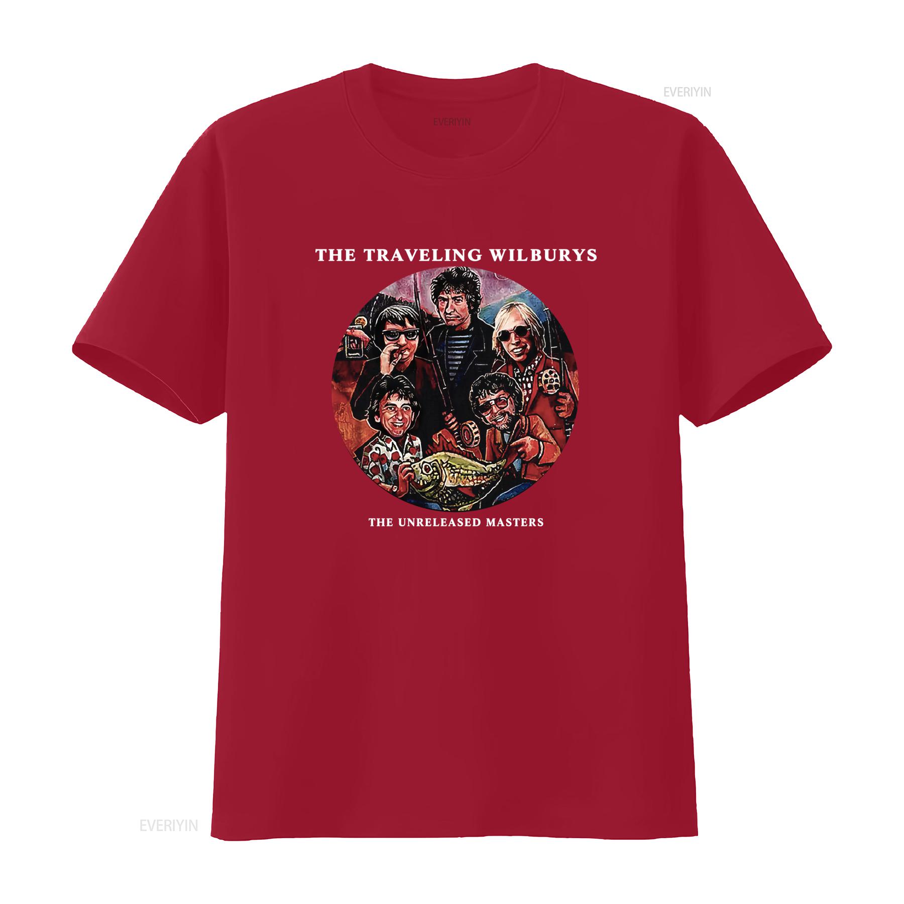 

Cotton T Shirt The Traveling Wilburys Unreleased Masters Music George Harrison Print vintage Washed graphic streetwear S