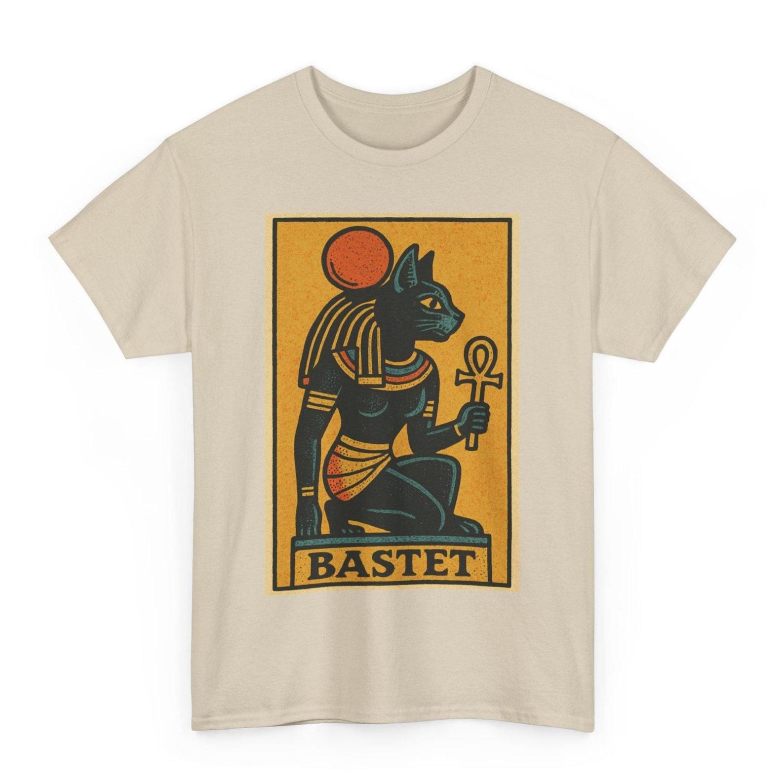 Bastet Cat Goddess T-Shirt: Retro Comic Egyptian Tee S