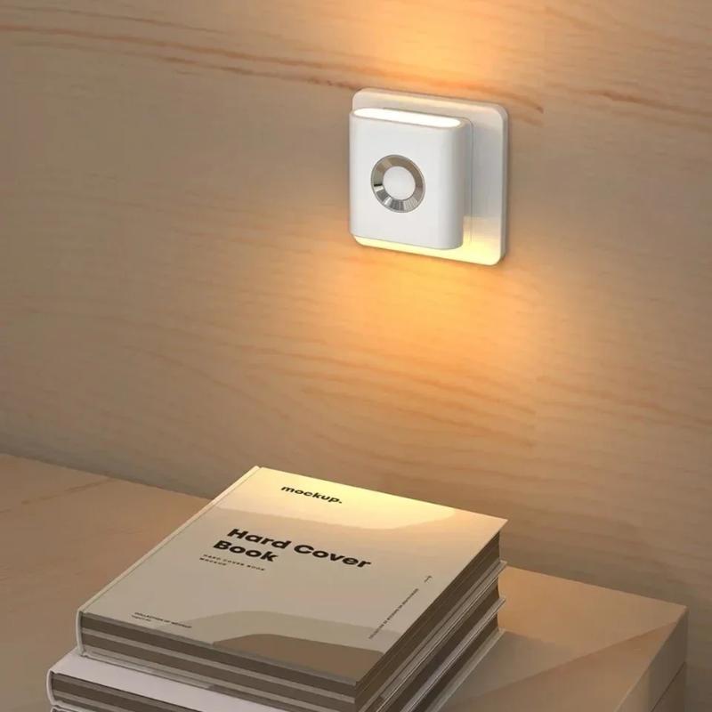 Eu Plug Led Motion Sensor Wall Lamp 120° Wide Angle Warm White Night Light For Stairs Bedrooms Hallways - Eye Protection