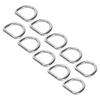 10 PCS 316 Stainless Steel D Ring Seamless Welded Hardware D Buckle Ring Surfboard Kayak Accessories 6mm 30x27x6mm