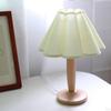 Modern Bedside Nightstand Lamps 14.17inch with PP folding washable Shades for Bedroom Guestroom