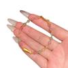 New Chinese rainbow candy imitation tourmaline bracelet niche design sense ancient method small yellow croaker lucky transfer exquisite bracelet