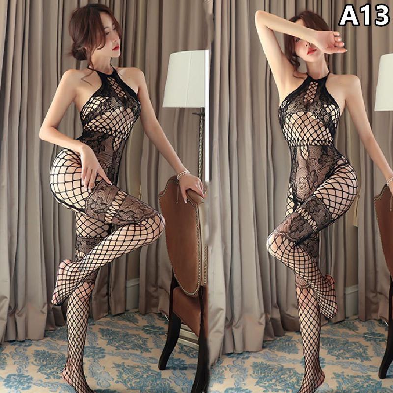 Sexy Netzstrümpfe mit offenem Schritt, Strumpfhose, Dessous für Frauen, Spitzenstrumpfhose, transparenter Body in Übergröße
