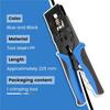 A84E-1Pc Durable Coax Compression Crimper Tool BNC/RCA/F Crimp Connector RG59/58/6 Cable Wire Cutter Adjustable Crimping Plier