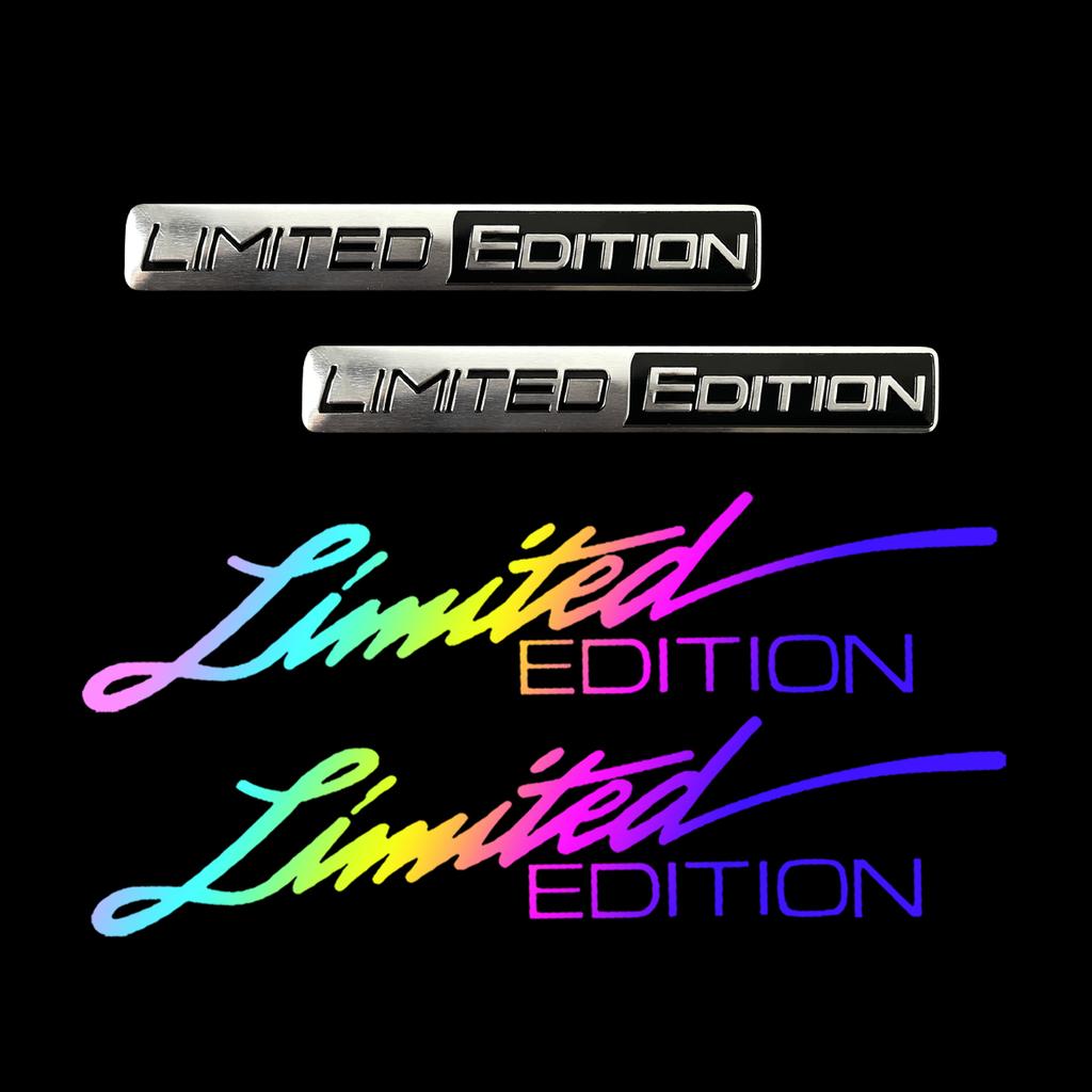 Set Limited Edition Styling Badge Motorcycle Stickers Decor Moto Auto Car Body Fuel Tank Rear Box Fender Decals Accessories