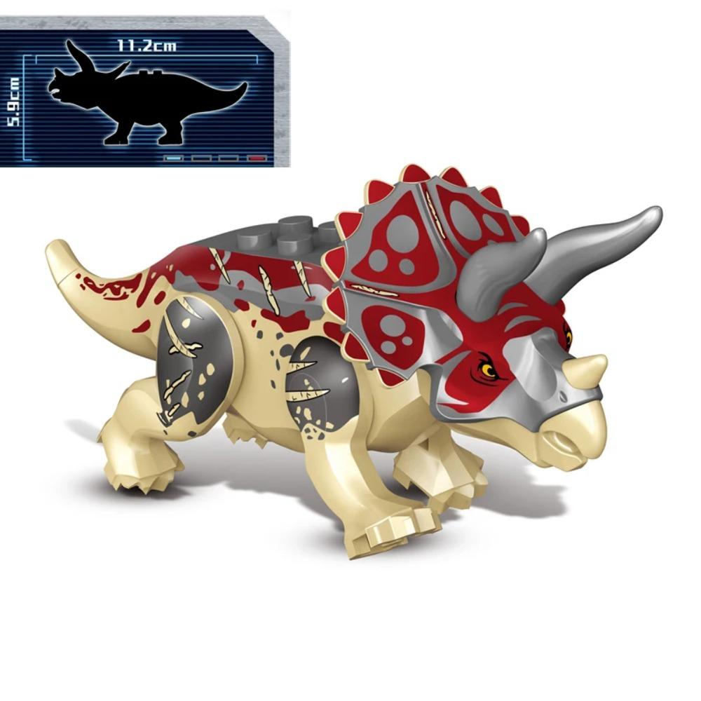 Raptor Brutal Building Jurassic Blocks World 2 MINI Figuras de Dinossauro Peças Blocos Dino Brinquedos Para Crianças Dinossauros Natal